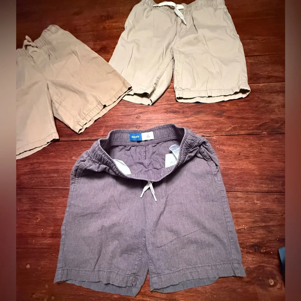 Boys Shorts Lot Size 10/12 Reebok Old Navy and Wrangler Champion bonus swimsuit - Picture 6 of 16